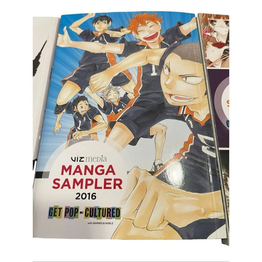 VIZ Media Manga Sampler 2015 2016 2017 Paperback Book Set of 3